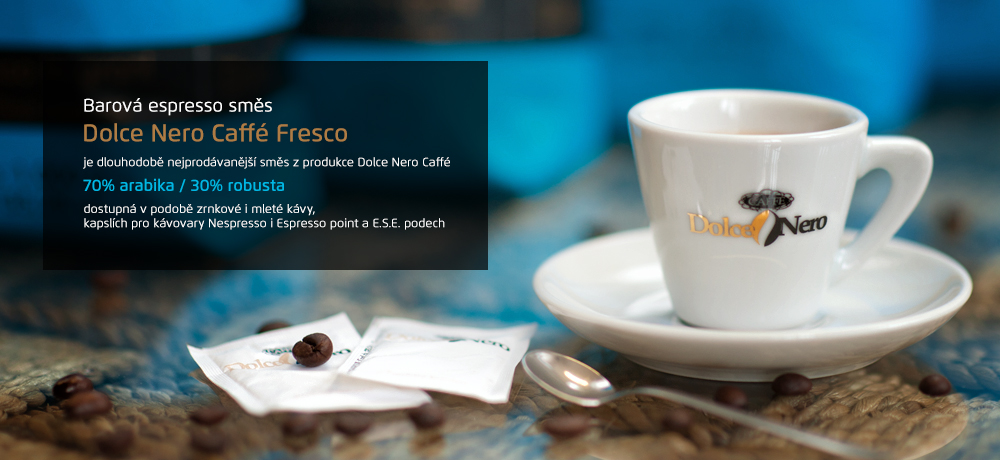 Dolce Nero Caffé Fresco - 70% arabika / 30% robusta